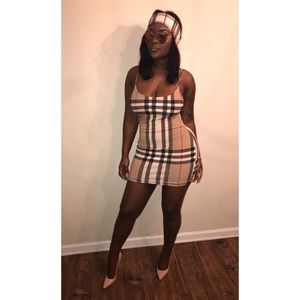 Burberry print dress